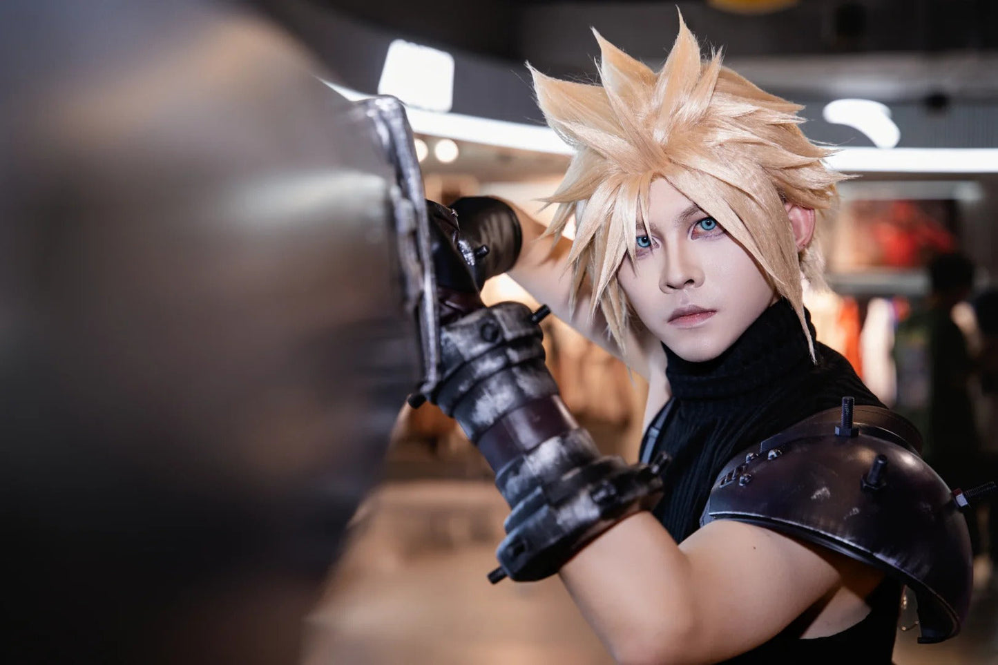 FF7 Cloud Strife Cosplay Costume Outfit, Anime Events, Character Outfit