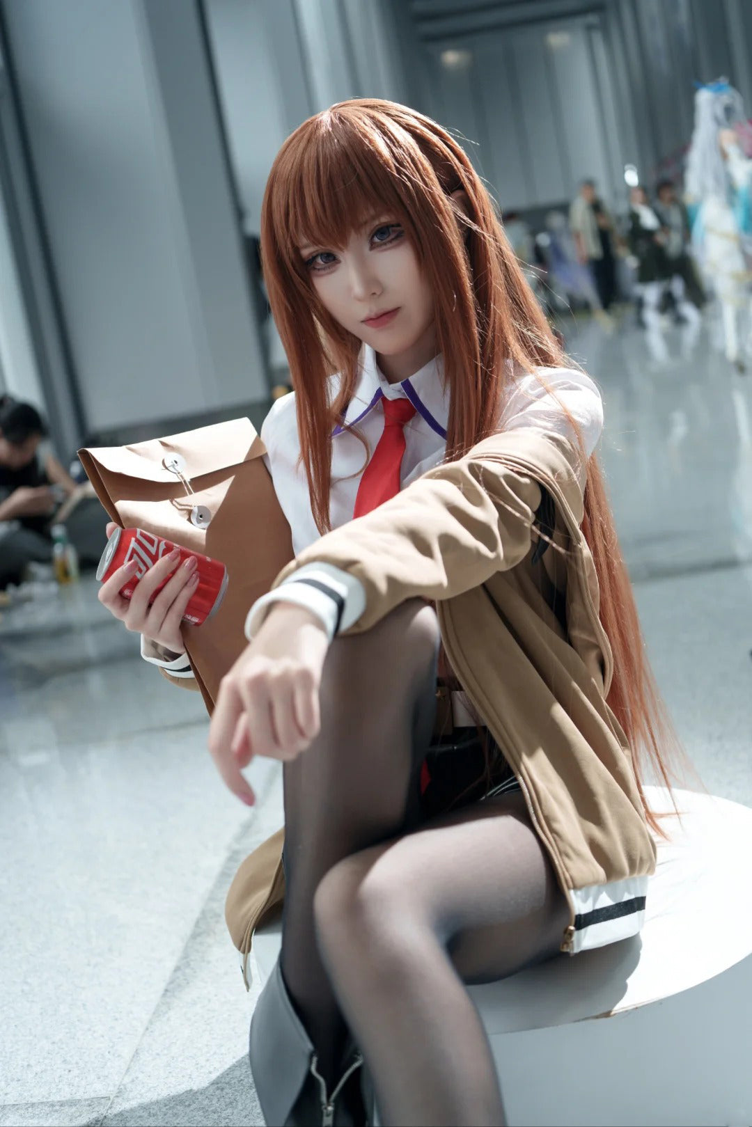 Kurisu Makise Cosplay Costume Outfit, Anime Events, Character Outfit