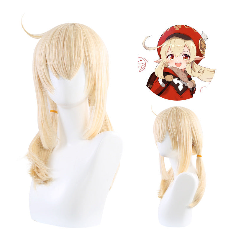 Klee Genshin Impact, Anime Cosplay Wig, Character Fake Hair