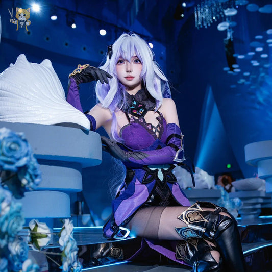 Black Swan Honkai Cosplay Costume Outfit, Anime Events, Character Outfit