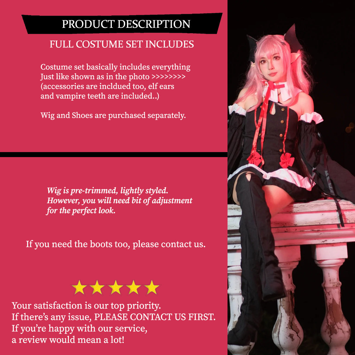 Krul Tepes, Costume Outfit, Anime Events, Character Outfit