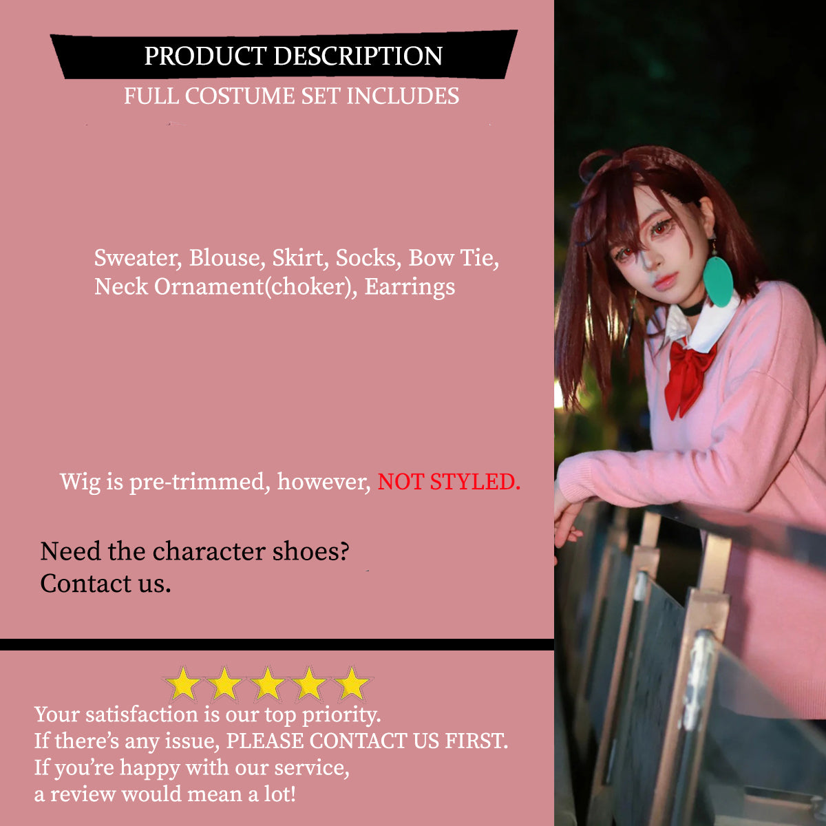 Momo Ayase, Cosplay Costume Outfit, Anime Events, Character Outfit