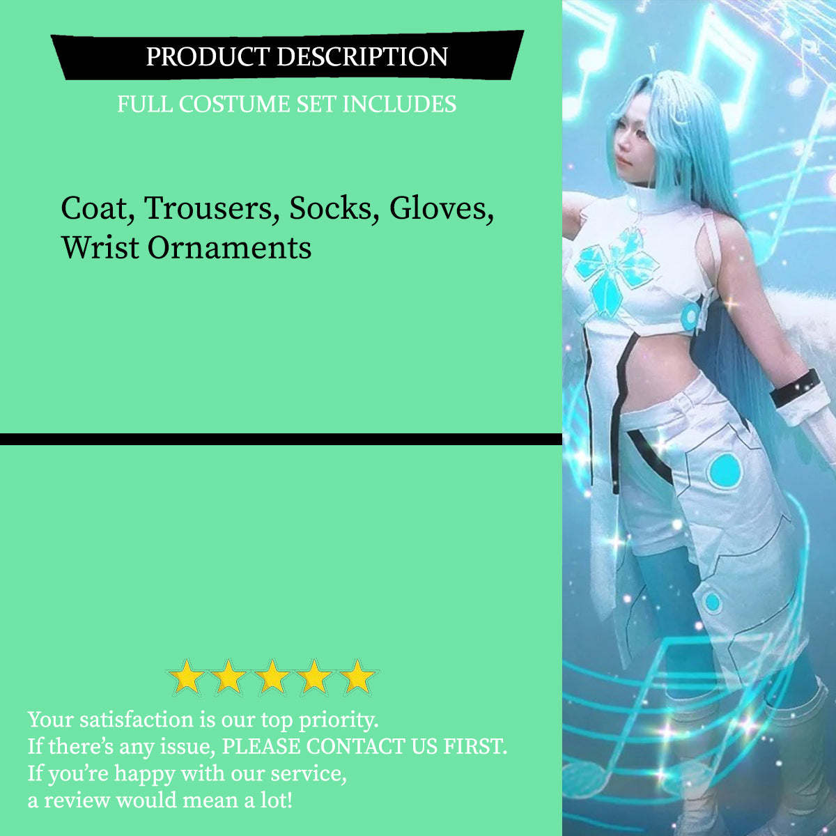 Lucky Cyan 2 Be Hero X Cosplay Costume Outfit, Anime Events, Character Outfit