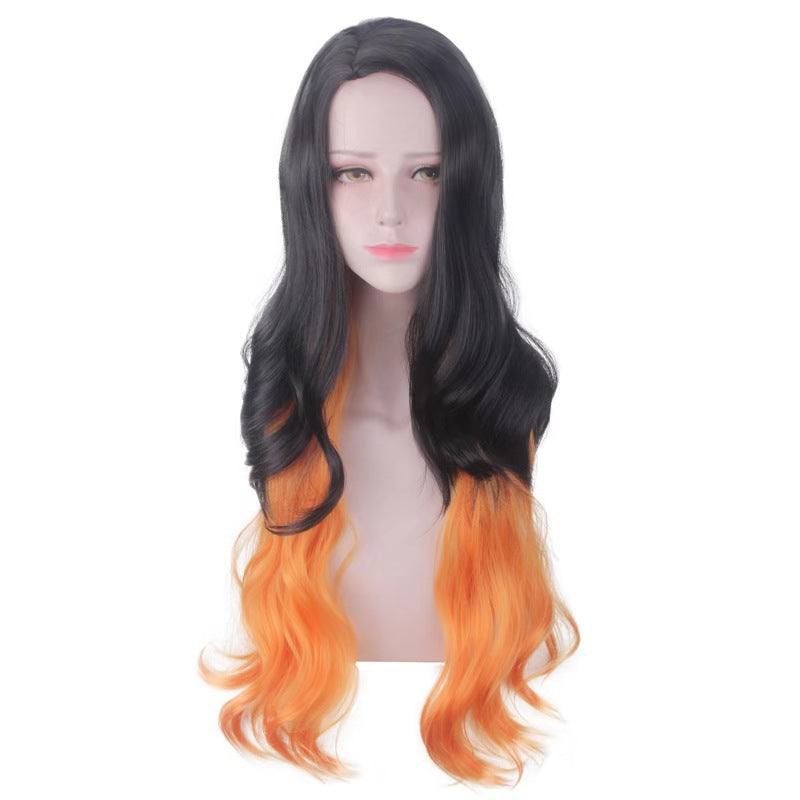 Demon Slayer Nezuko Kamado, Anime Cosplay Wig, Character Fake Hair