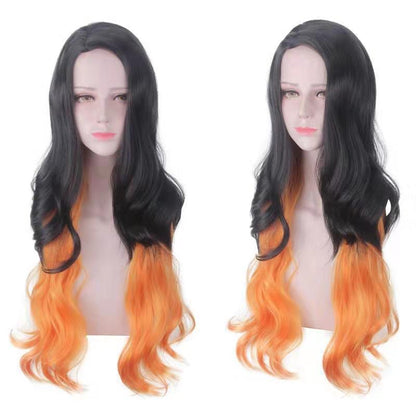 Demon Slayer Nezuko Kamado, Anime Cosplay Wig, Character Fake Hair