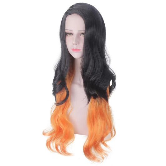 Demon Slayer Nezuko Kamado, Anime Cosplay Wig, Character Fake Hair