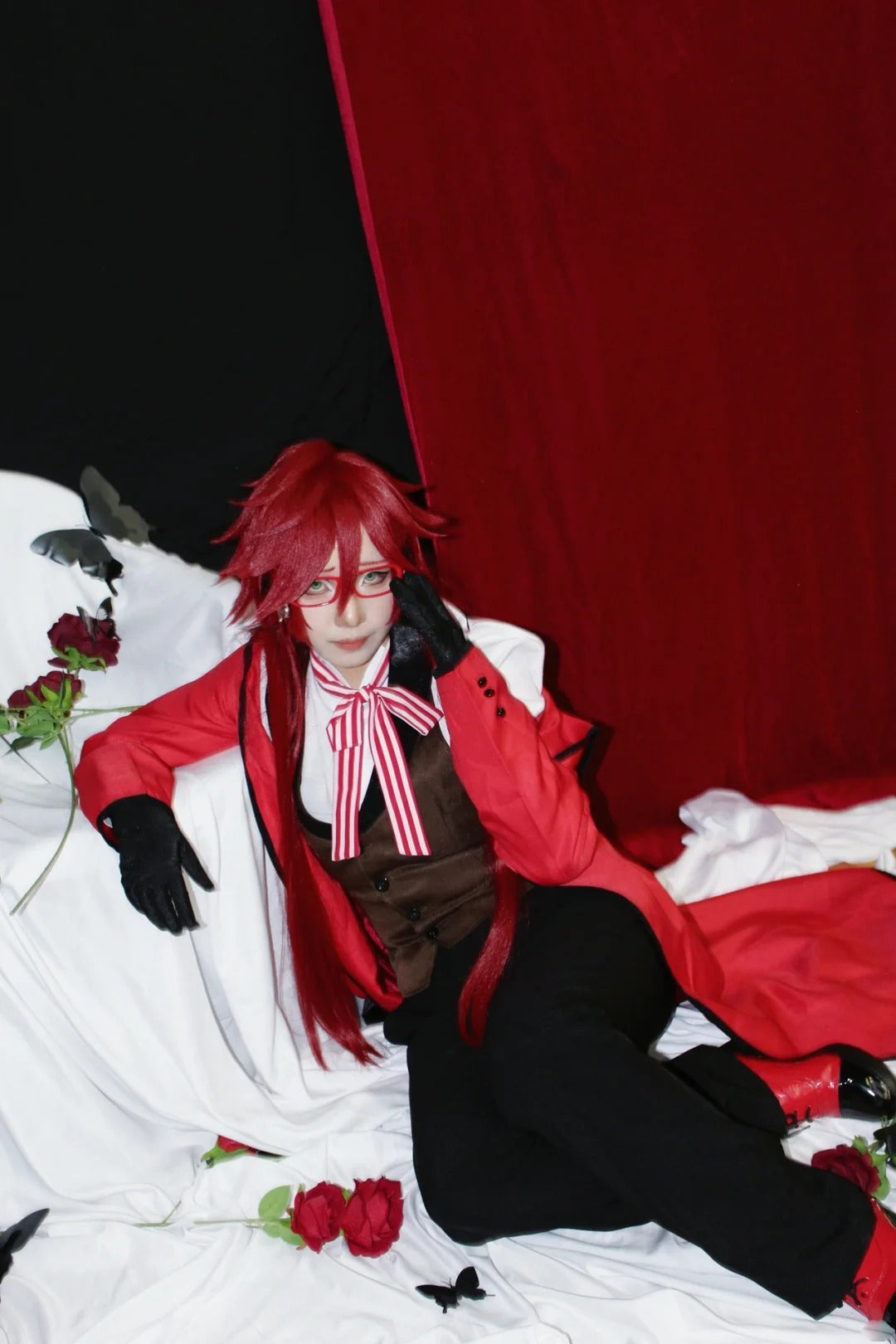 Grell Sutcliff Cosplay Costume Outfit, Anime Events, Character Outfit