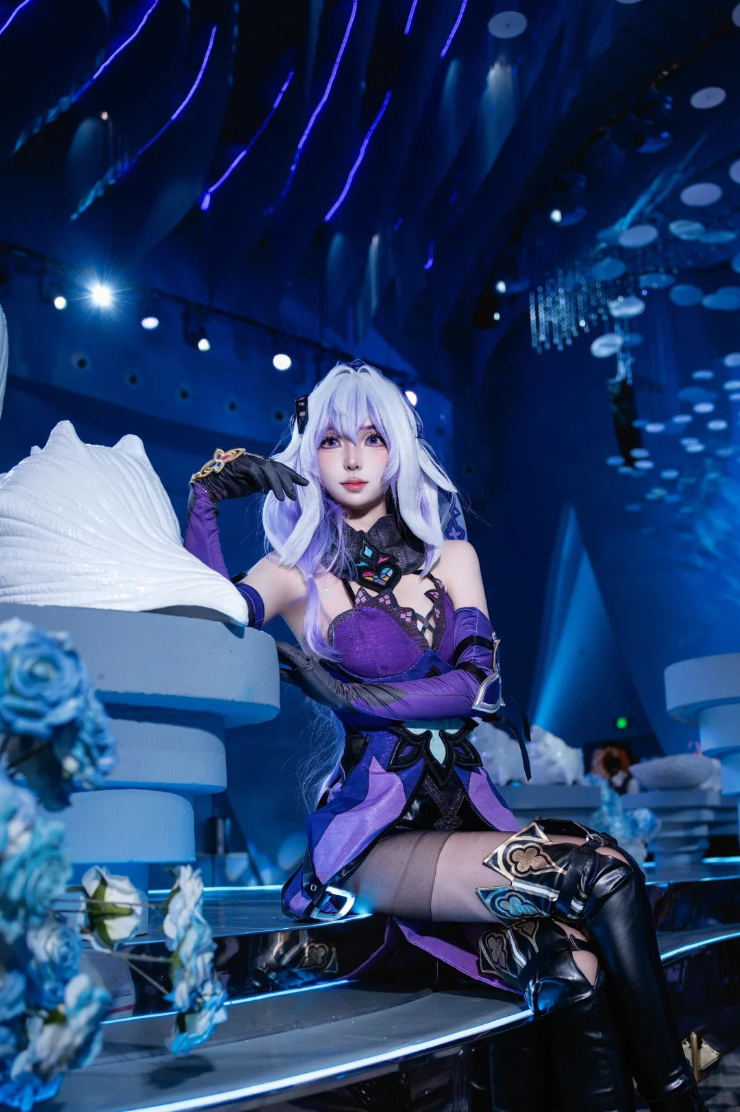Black Swan Honkai Cosplay Costume Outfit, Anime Events, Character Outfit