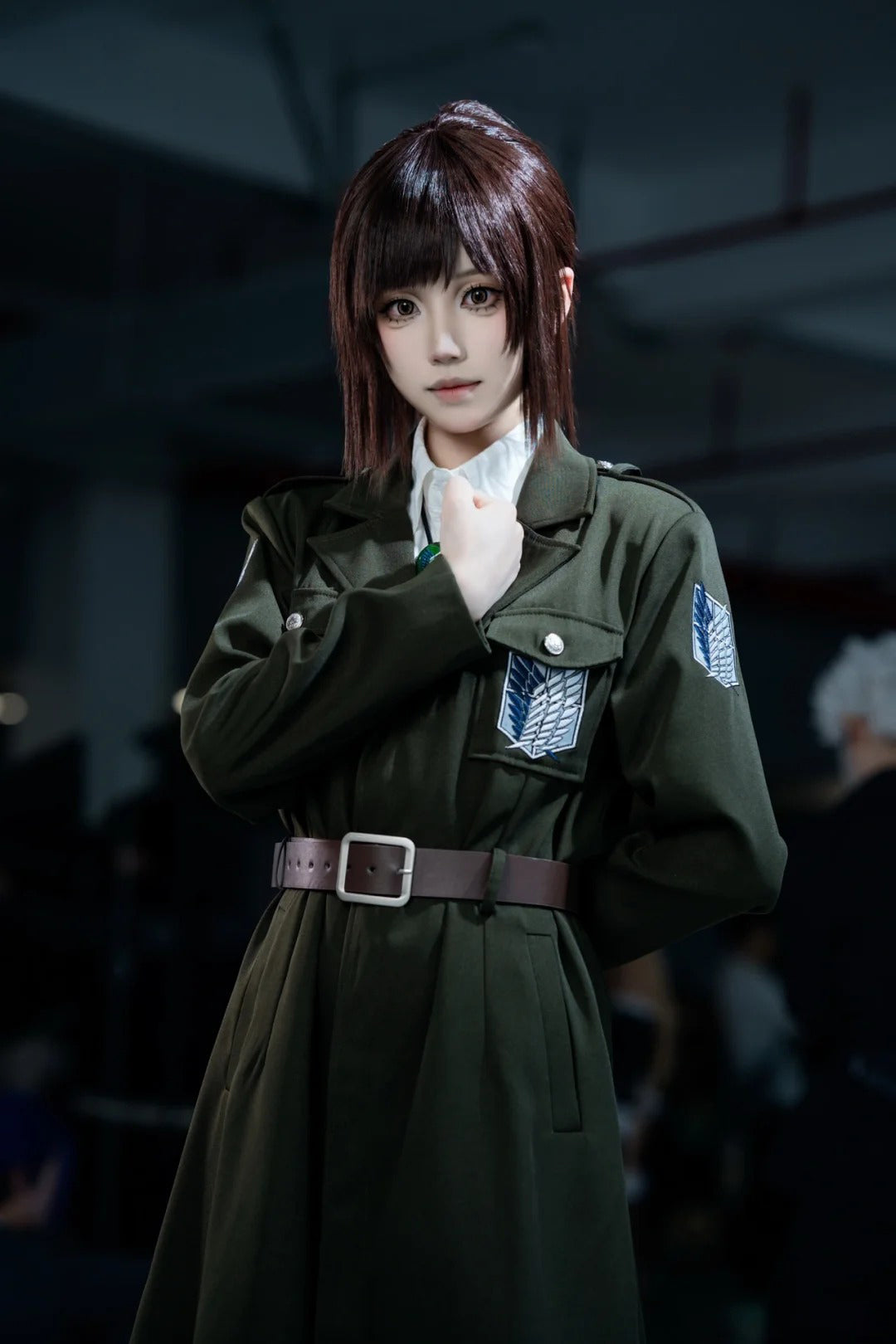 Attack On Titan Levi Ackerman Soldier Cosplay Costume Outfit Anime Expo Con Halloween