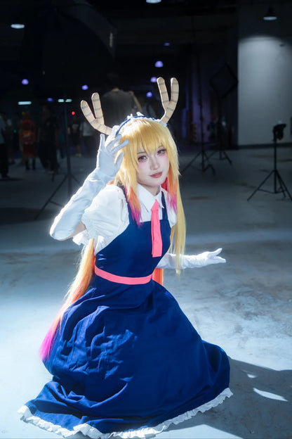 Tohru Dragon Maid Cosplay Costume Outfit, Anime Events, Character Outfit