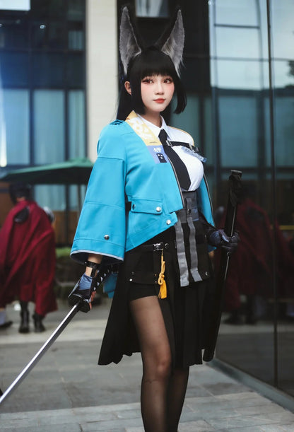 Zenless Zone Zero Hoshimi Miyabi Cosplay Costume Outfit Anime Expo Con Halloween
