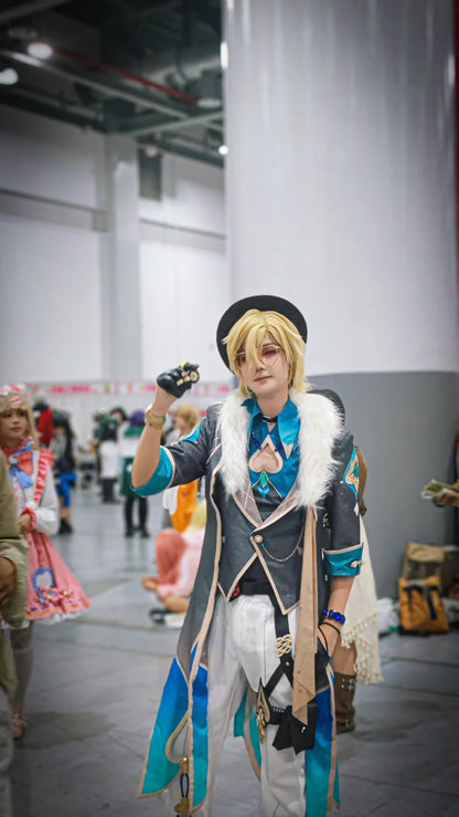 Honkai Star Rail Aventurine Cosplay Costume Outfit Anime Expo Con Halloween