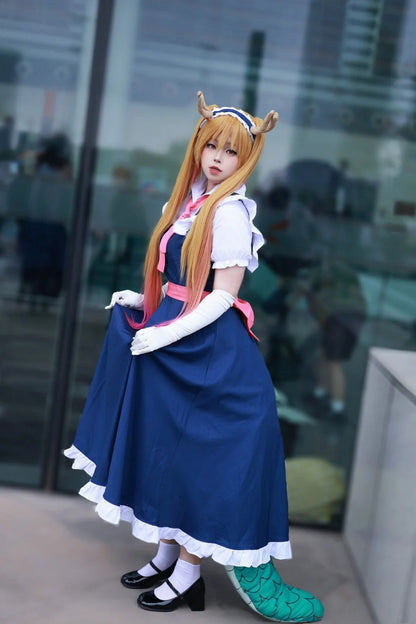 Tohru Dragon Maid Cosplay Costume Outfit, Anime Events, Character Outfit
