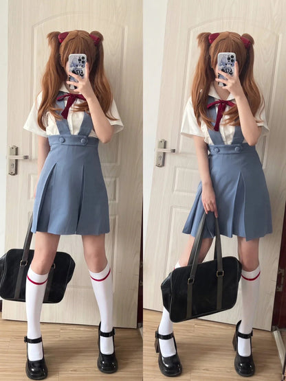 Nurse Asuka Langley and Rei Ayanami, Cosplay Costume Outfit, Anime Events, Character Outfit