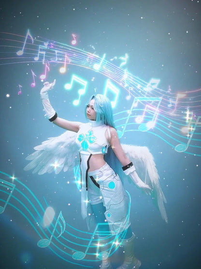 Lucky Cyan 2 Be Hero X Cosplay Costume Outfit, Anime Events, Character Outfit