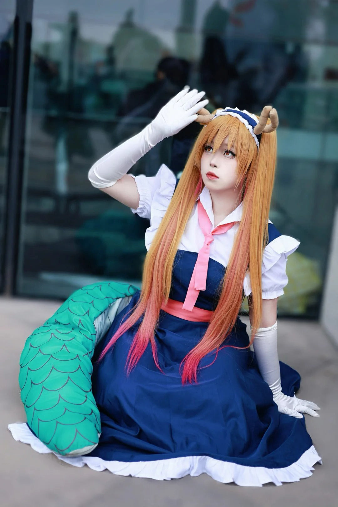 Tohru Dragon Maid Cosplay Costume Outfit, Anime Events, Character Outfit