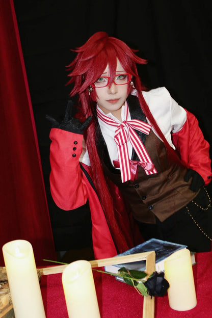 Grell Sutcliff Cosplay Costume Outfit, Anime Events, Character Outfit