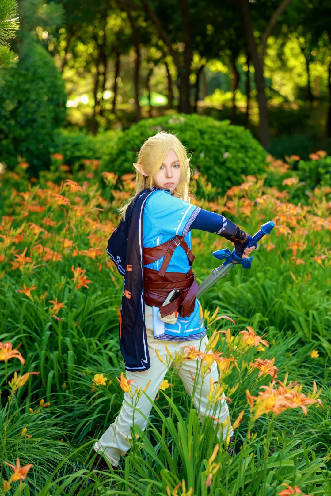 The Legend of Zelda Cosplay Costume Outfit Anime Expo Con Halloween