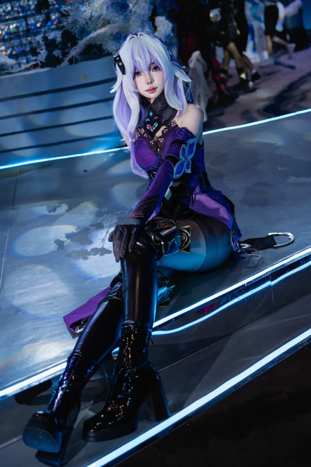 Black Swan Honkai Cosplay Costume Outfit, Anime Events, Character Outfit