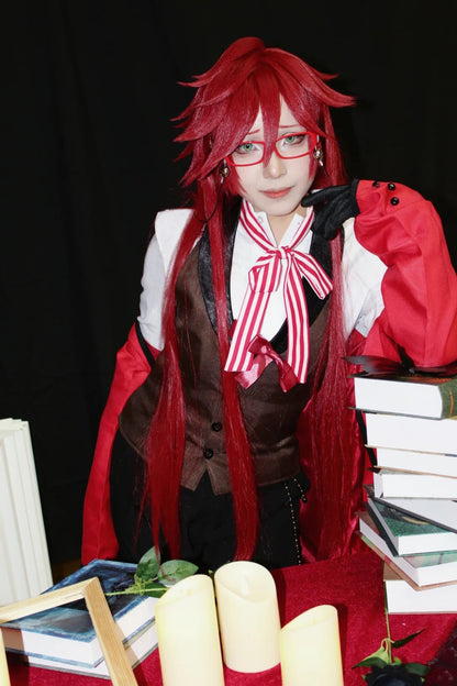 Grell Sutcliff Cosplay Costume Outfit, Anime Events, Character Outfit