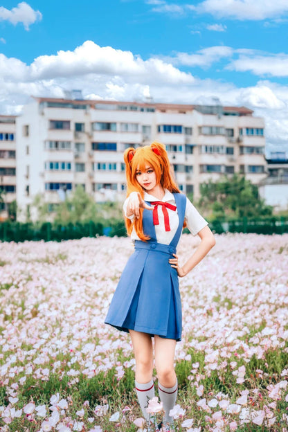 Nurse Asuka Langley and Rei Ayanami, Cosplay Costume Outfit, Anime Events, Character Outfit