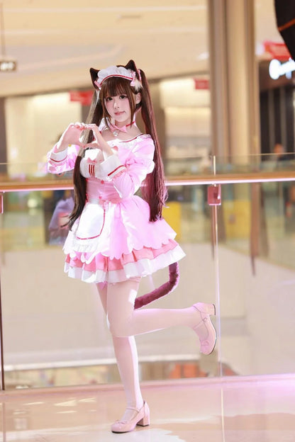 Vanilla and Chocola Maid, Cosplay Costume Outfit, Anime Events, Character Outfit