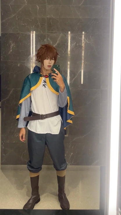 Kono Subarashii KonoSuba Kazuma Sato Satou Costume Outfit Anime Expo Con Halloween