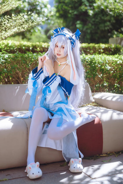 Bunny Laffey Azur-Lane Cosplay Costume Outfit, Anime Events, Character Outfit