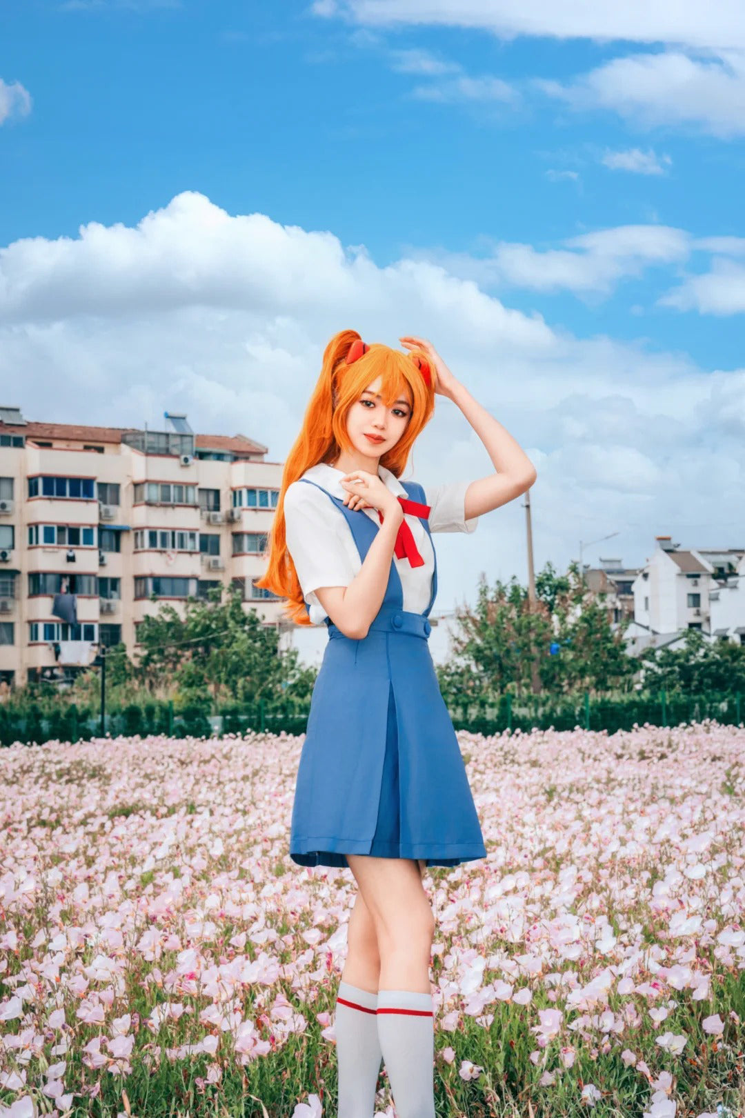 Nurse Asuka Langley and Rei Ayanami, Cosplay Costume Outfit, Anime Events, Character Outfit