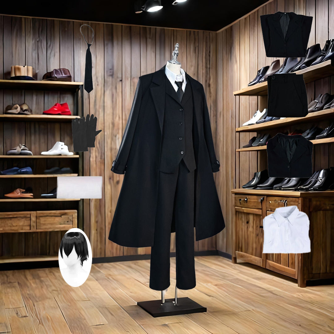 Dazai Blacked Out, Cosplay Costume, Anime Outfit, Perfect for Cosplay Events