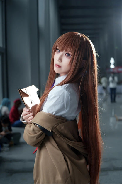 Kurisu Makise Cosplay Costume Outfit, Anime Events, Character Outfit