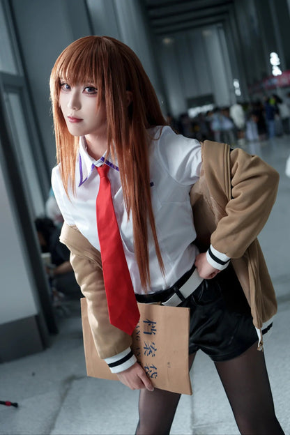 Kurisu Makise Cosplay Costume Outfit, Anime Events, Character Outfit