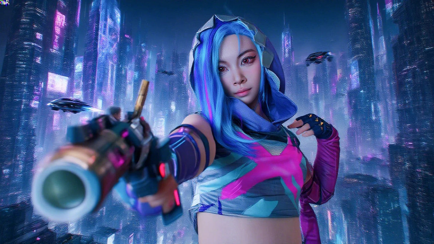 Jinx Season 2 Cosplay Costume Outfit, Anime Events, Character Outfit