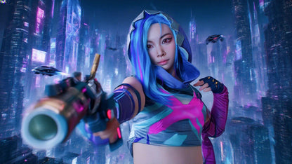 Jinx Season 2 Cosplay Costume Outfit, Anime Events, Character Outfit