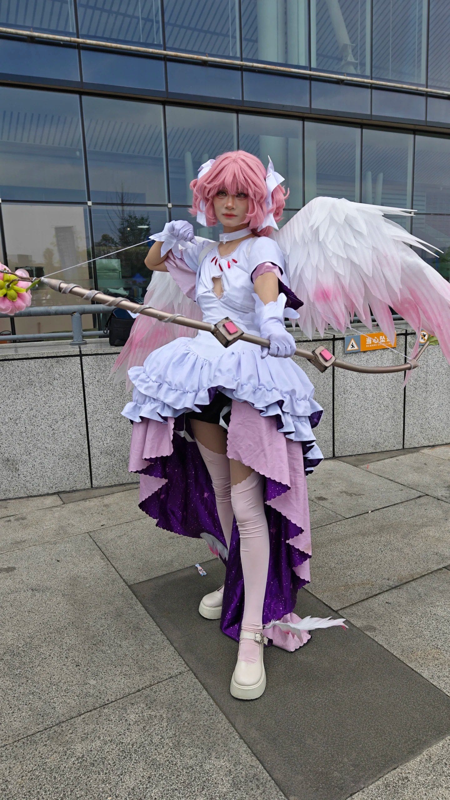 Madoka Kaname Angel Cosplay Costume Outfit, Anime Events, Character Outfit