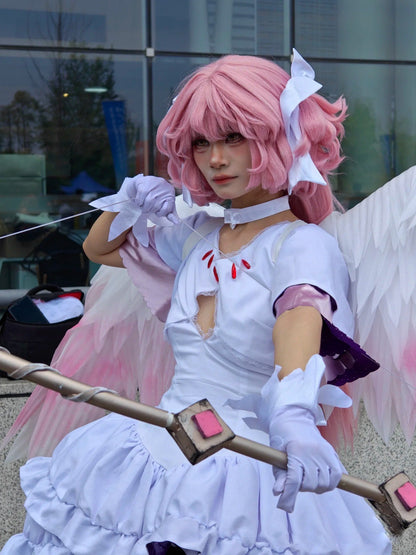 Madoka Kaname Angel Cosplay Costume Outfit, Anime Events, Character Outfit