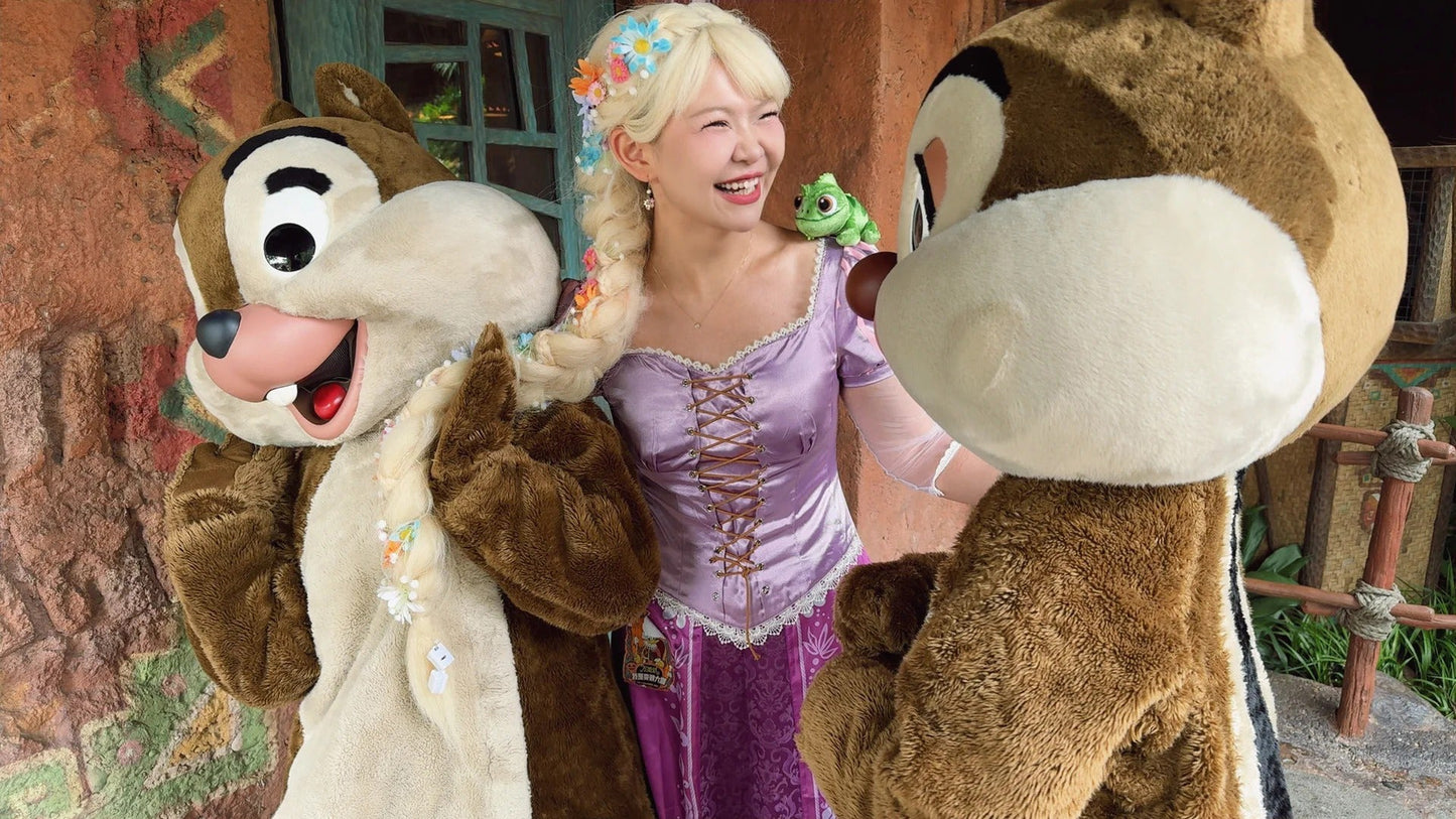Rapunzel Princess Cosplay Costume Outfit, Anime Events, Character Outfit