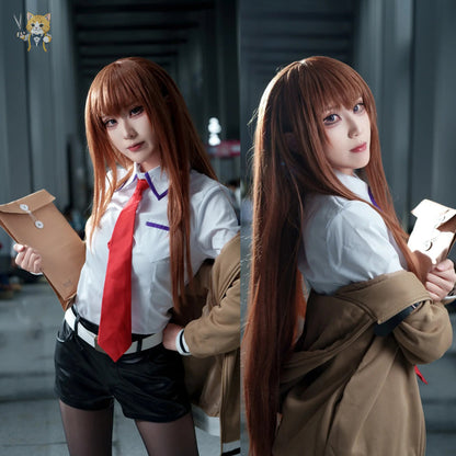 Kurisu Makise Cosplay Costume Outfit, Anime Events, Character Outfit
