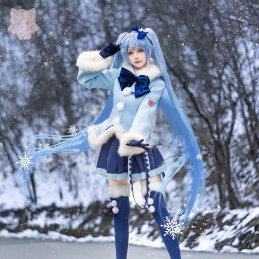 Miku Snow-Princess, Cosplay Costume, Anime Outfit, Perfect for Cosplay Events