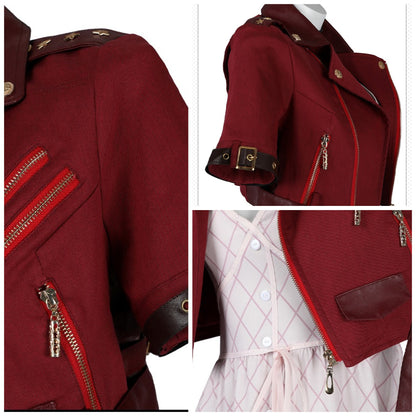 Aerith Final Fantasy 7 Cosplay Costume Outfit Anime Expo Con Halloween