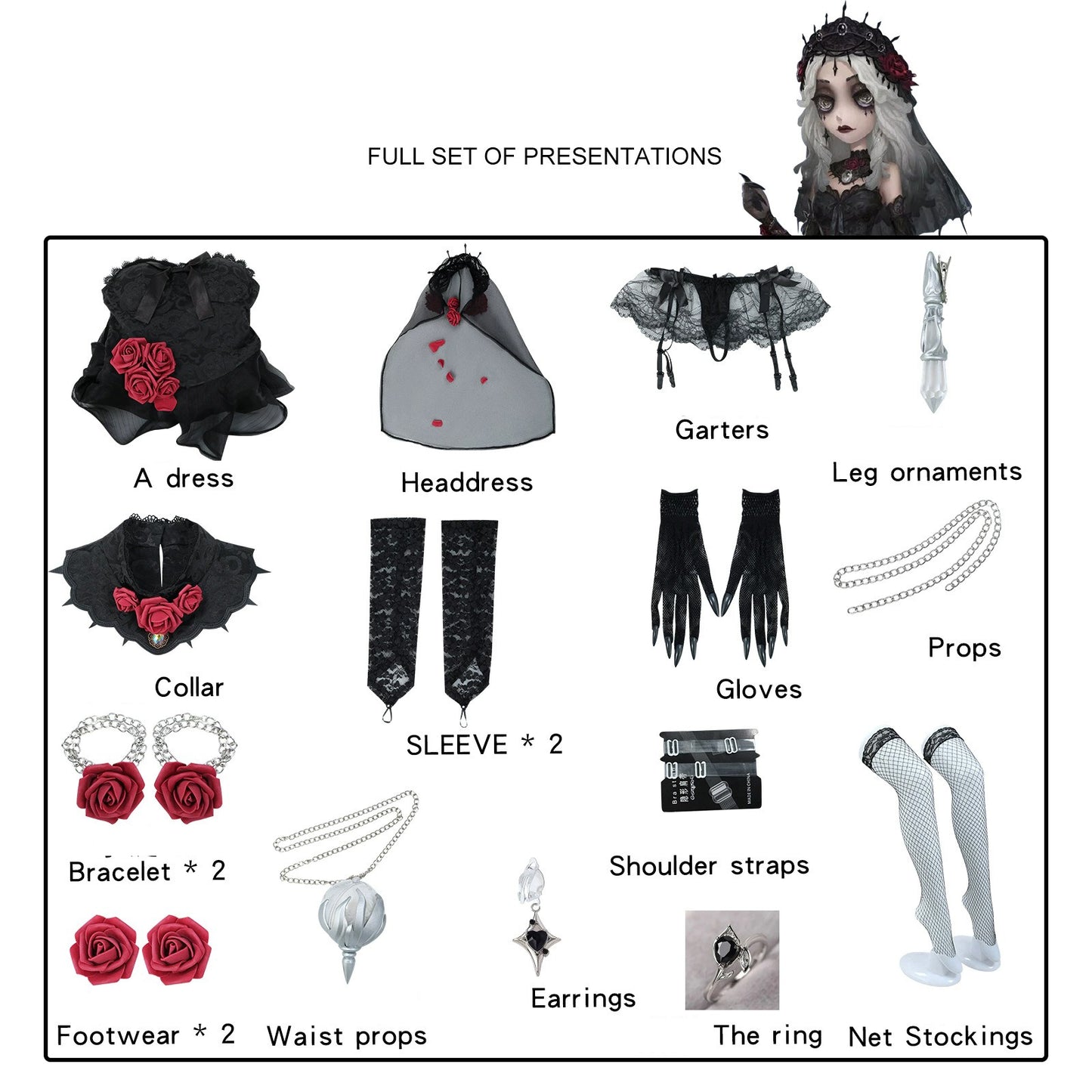 Identity V Psychologist Ada Mesmer Cosplay Costume Outfit Anime Expo Con Halloween