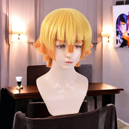 Zenitsu Agatsuma, Demon Slayer, Kimetsu No Yaiba, Anime Character Wig, Anime, Character Hair
