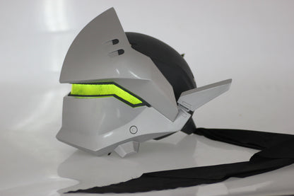 Genji Shimada Overwatch 2 Helmet Cosplay Anime Prop Mask