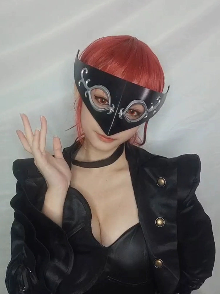 Persona 5 Sumire Yoshizawa Kasumi Helmet Cosplay Anime Prop Mask