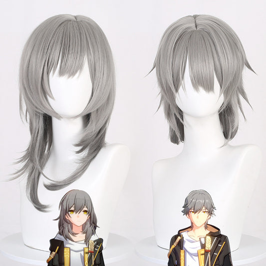 Game Honkai: Star Rail Trailblazer Caelus Stelle, Anime Cosplay Wig, Character Fake Hair