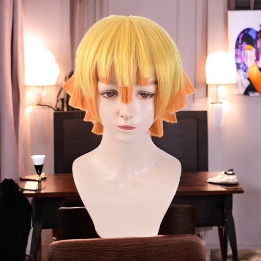 Zenitsu Agatsuma, Demon Slayer, Kimetsu No Yaiba, Anime Character Wig, Anime, Character Hair