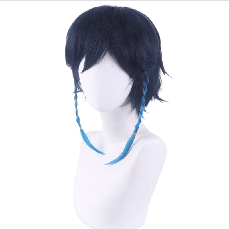 Huafei wigs, Genshin Impact, cosplay, Wendy wigs, twist braids, gradient wigs, anime wigs