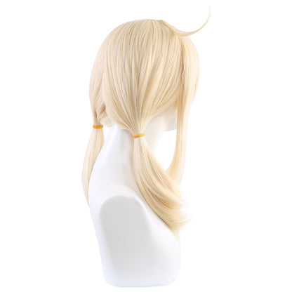 Ling Qi Genshin Impact Klee Cos Wig Double Ponytail Klee Game Anime Cosplay Hua Ling Cos Wig