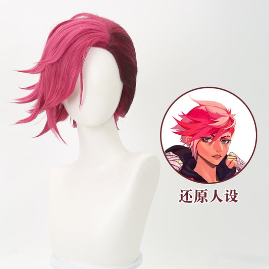 Vi (Arcane) | League of Legendslol, Anime Cosplay Wig, Character Fake Hair