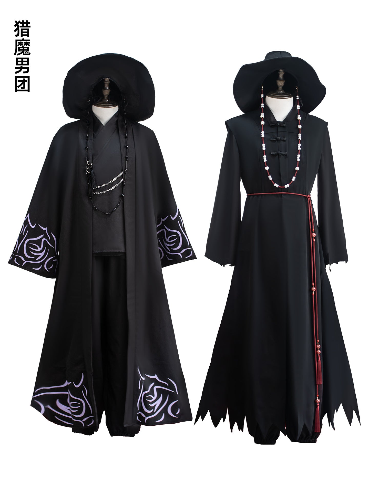 Kpop Witch Hunt Group Cosplay Uniform Qin Yu Shaga Boy Devil Boy Group Cosplay Uniform The same stage costume full set